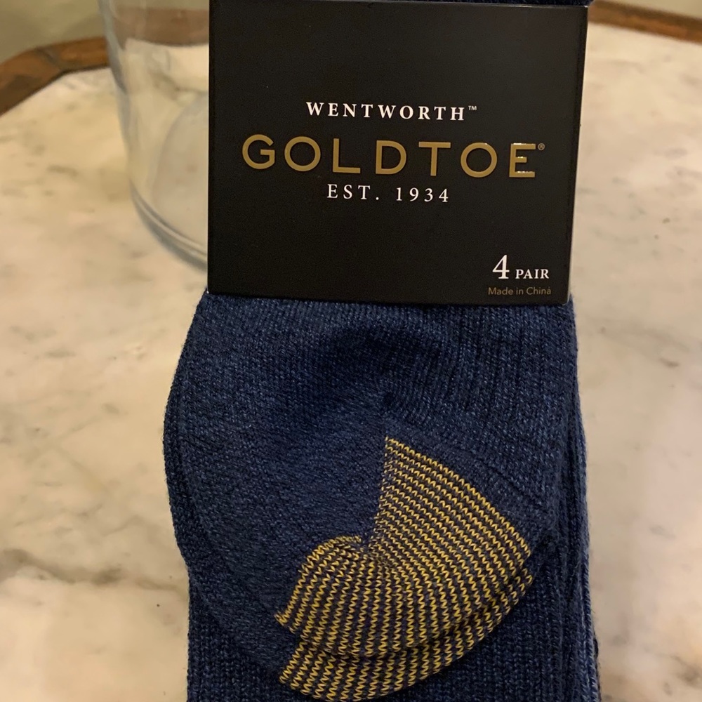 Gold Toe Reprieve Wentworth socks Size: 6-12.5,NEW
